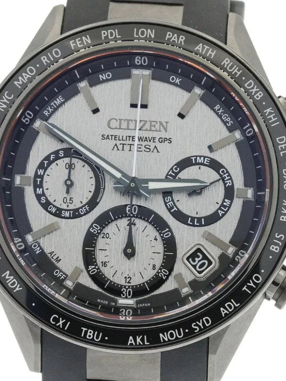 CITIZEN Attesa ACT Line CC4055-14H/F950-0029S08 Solar Powered Radio Men's_974949